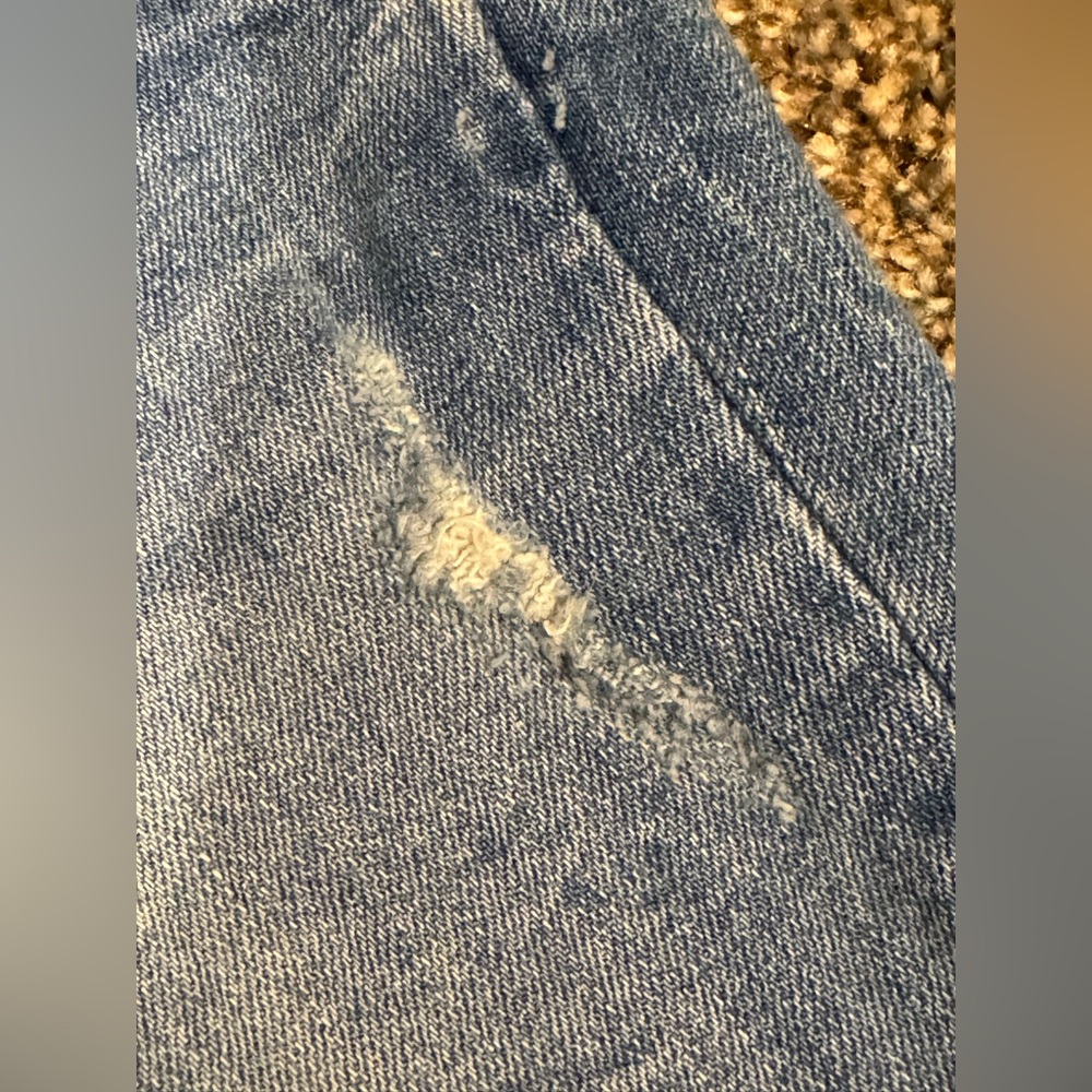 Zara Women Premium Denim: Floral Embroidered Skinny Distressed Jeans Size 4/27L - Picture 12 of 13